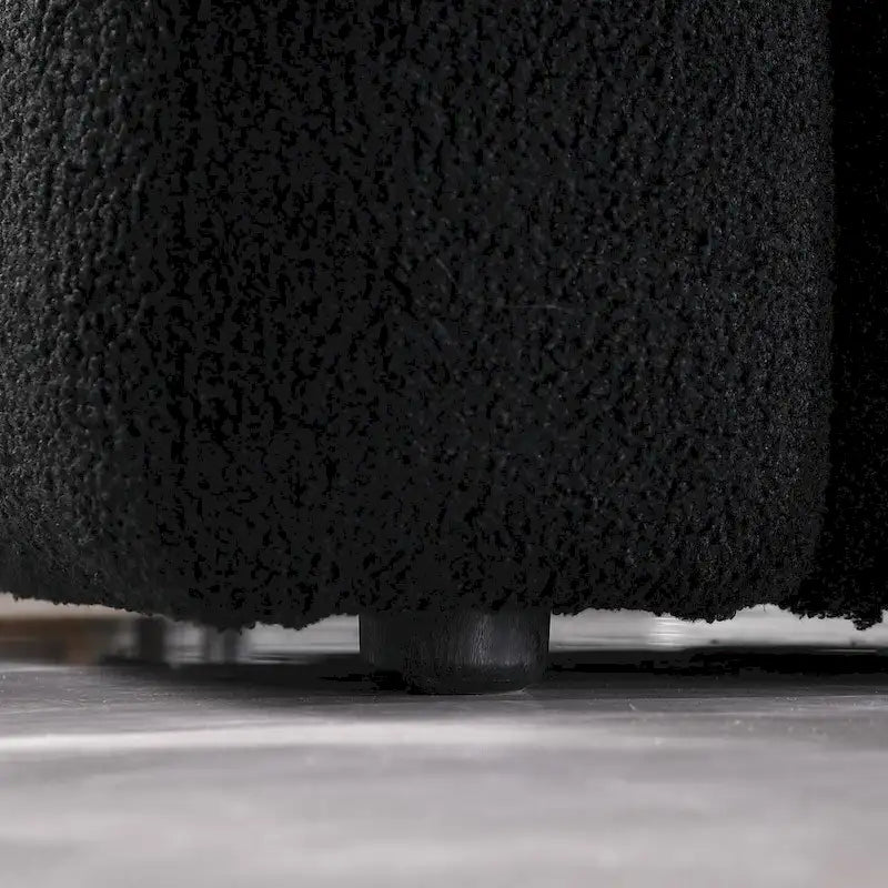 Modernes 84,3 Bouclé 3-Sitzer Sofa mit Kissen