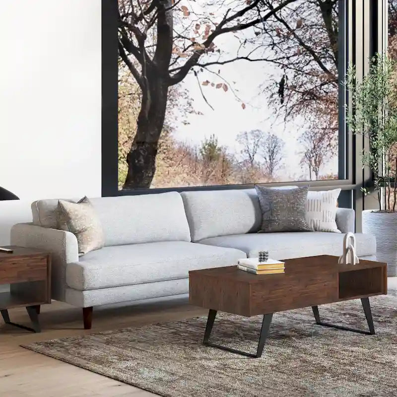 228 cm breites Sofa im Mid-Century Modern Stil