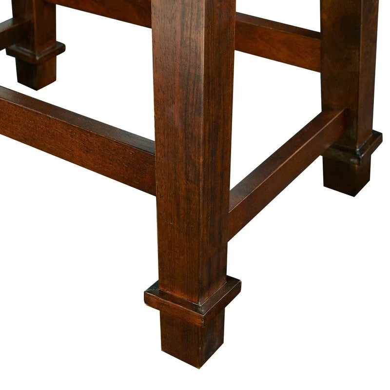Schwarzer Barhocker aus Kunstleder, rückenfrei, 78,77 cm
