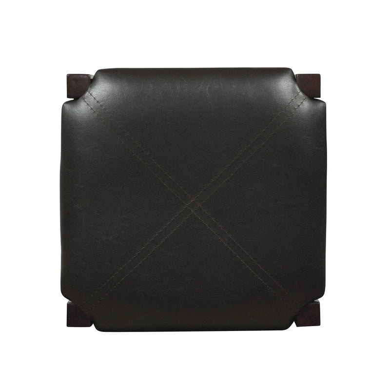 Rückenfreie 63,5 cm hohe Barhocker, 2er-Set – Espressiobraun