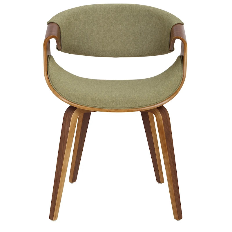 Mid-Century Ess- und Akzentstuhl mit Kreuzgestell