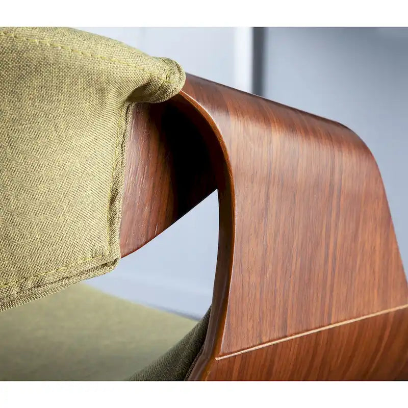 Mid-Century Ess- und Akzentstuhl mit Kreuzgestell
