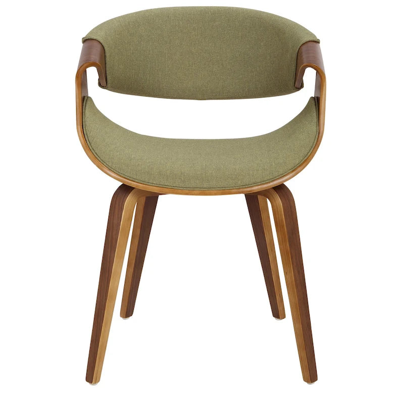 Mid-Century Ess- und Akzentstuhl mit Kreuzgestell