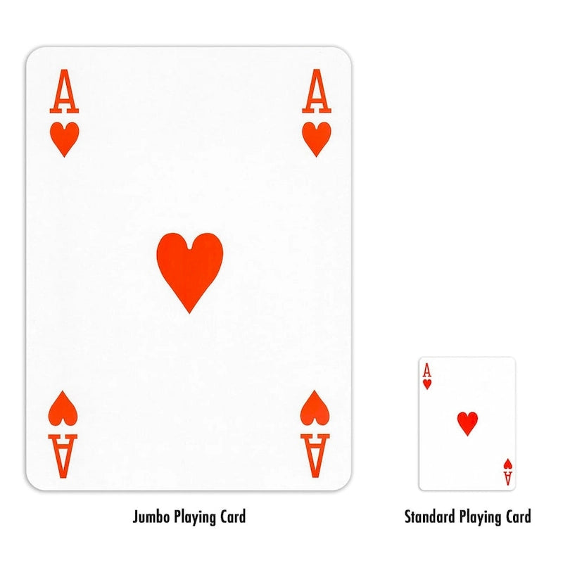 8x11 Super Jumbo Spielkarten, Riesen-Spielkartendeck für jedes Alter