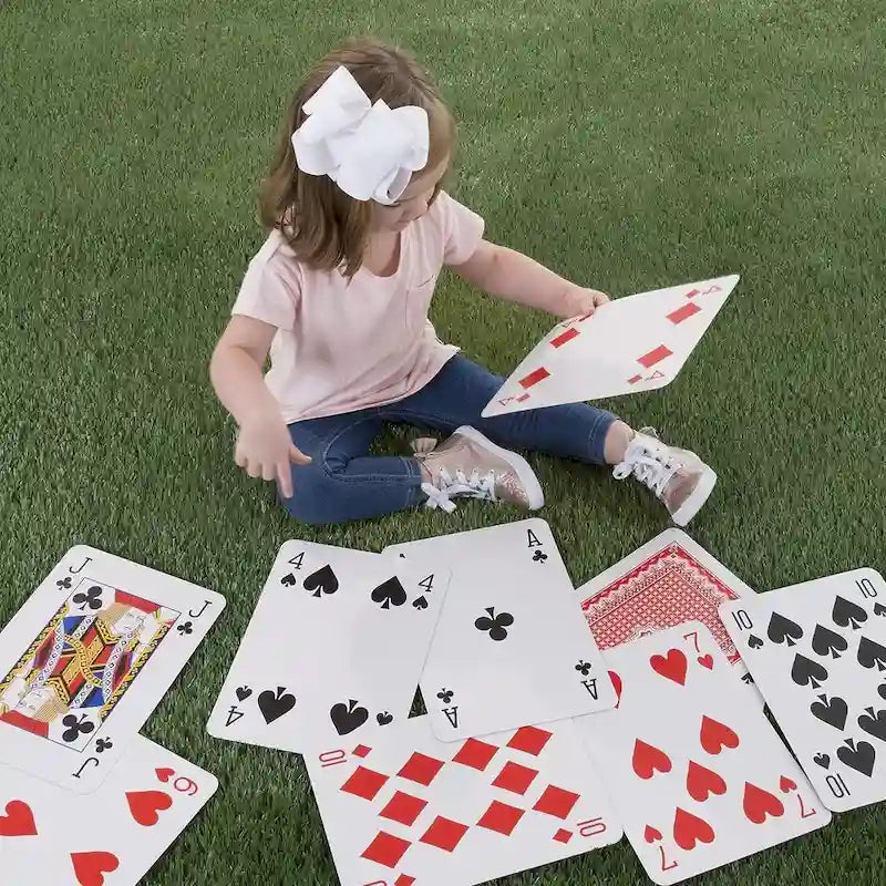 8x11 Super Jumbo Spielkarten, Riesen-Spielkartendeck für jedes Alter