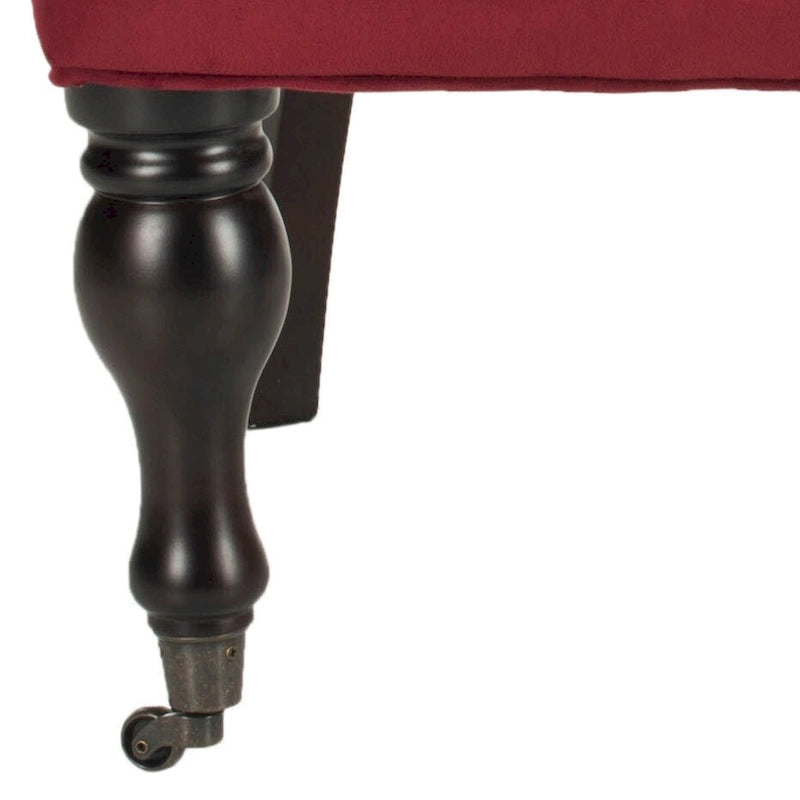 Getufteter beigefarbener kleiner Sessel - 23.6 x 28.7 x 34.6