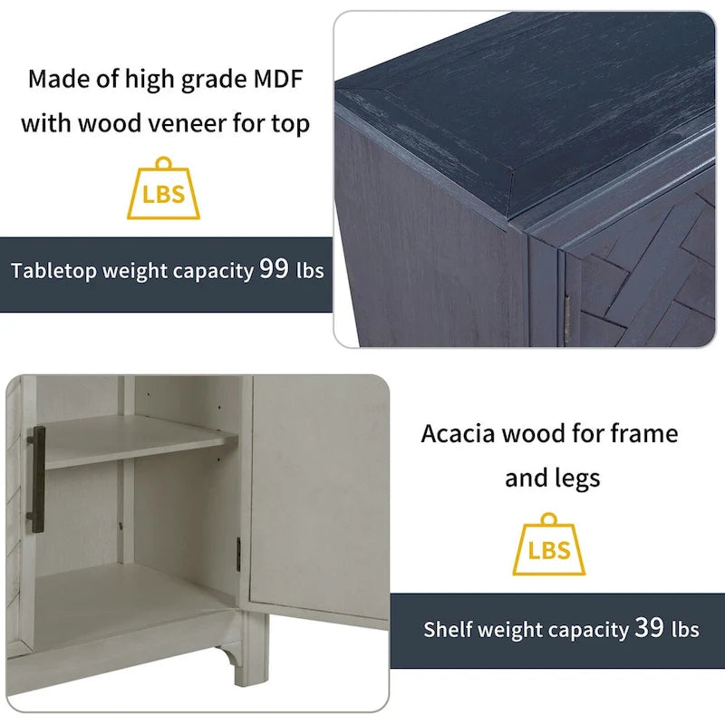 40 moderne Konsolentisch-Sofatisch mit 2 Ablagen