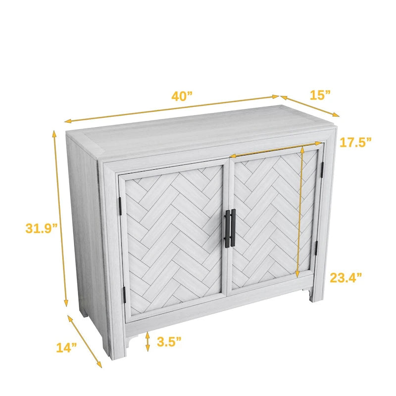 40 moderne Konsolentisch-Sofatisch mit 2 Ablagen