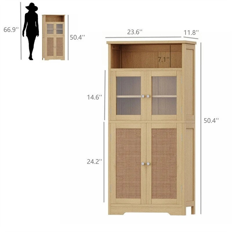 Badezimmerschrank - 11,78T x 23,6B x 50,4H