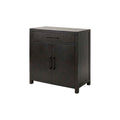 Modern Wood Kitchen Dining Cabinet, Bar Storage, Black