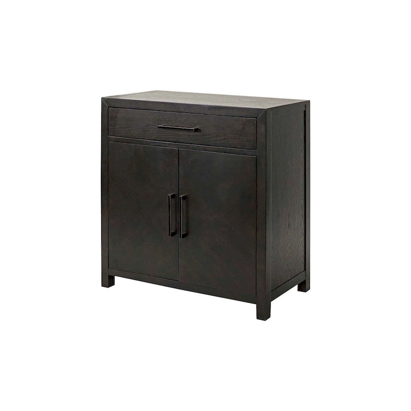 Modern Wood Kitchen Dining Cabinet, Bar Storage, Black