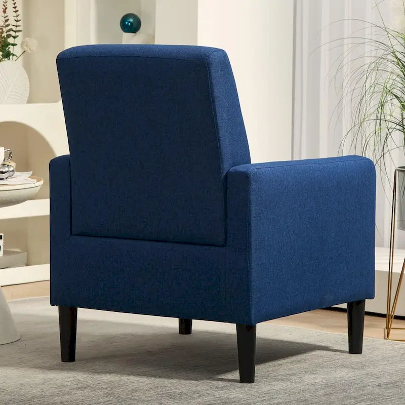 Minimalistisch Eleganter Sessel mit Massivholzrahmenkonstruktion und Neuem Weichen Schwamm