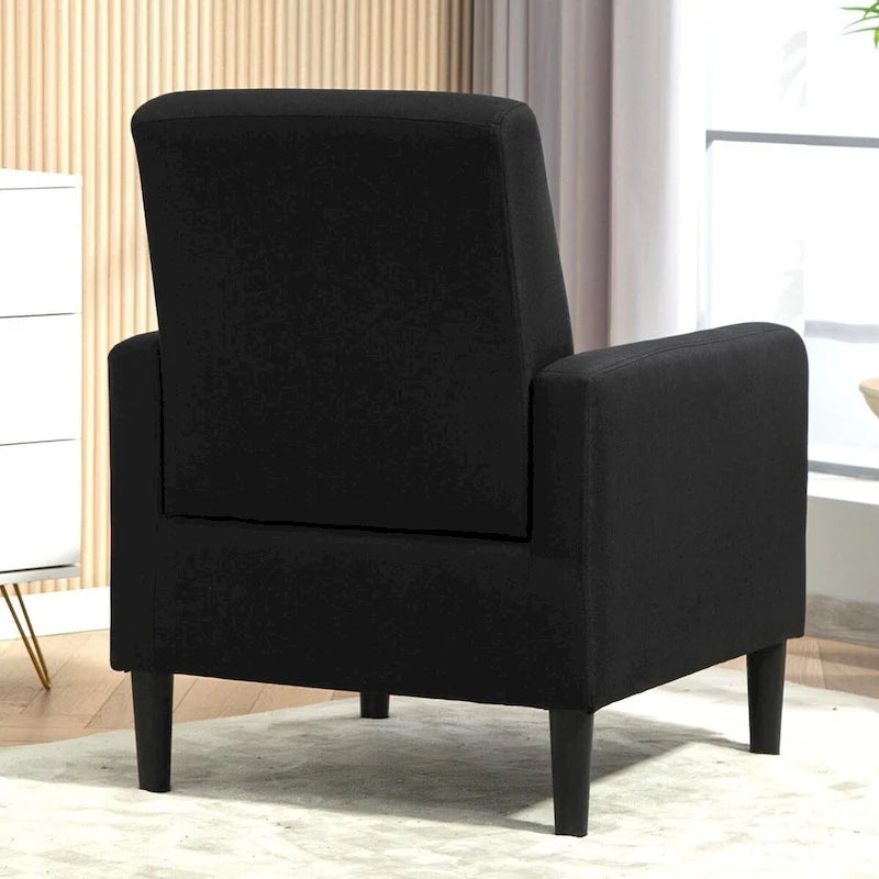 Minimalistisch Eleganter Sessel mit Massivholzrahmenkonstruktion und Neuem Weichen Schwamm