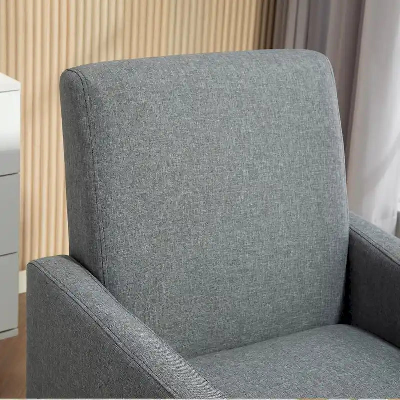 Minimalistisch Eleganter Sessel mit Massivholzrahmenkonstruktion und Neuem Weichen Schwamm