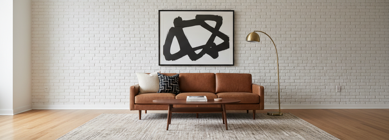 Brown Leather Sofa Hero Banner